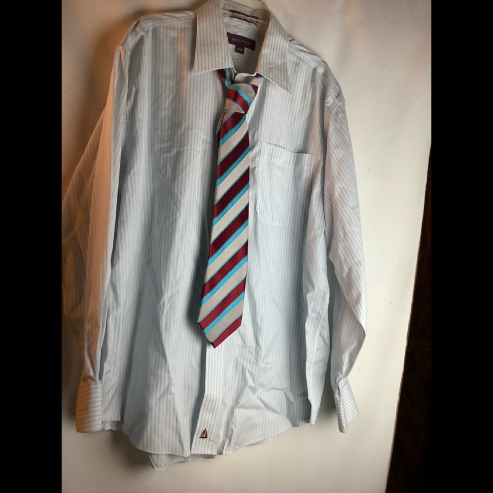 Nordstrom Long Sleeves Stripe Dress Classic Shirt